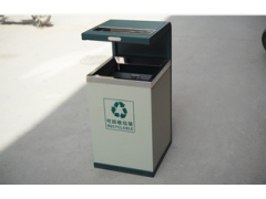 求购怡发户外垃圾桶 不锈钢清洁桶 长方形垃圾桶 果皮箱金属环卫桶
