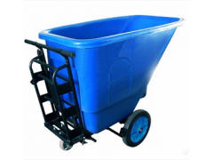 求购B-110B 350升手推式倾卸斗车垃圾桶 清洁车垃圾桶 垃圾清运车